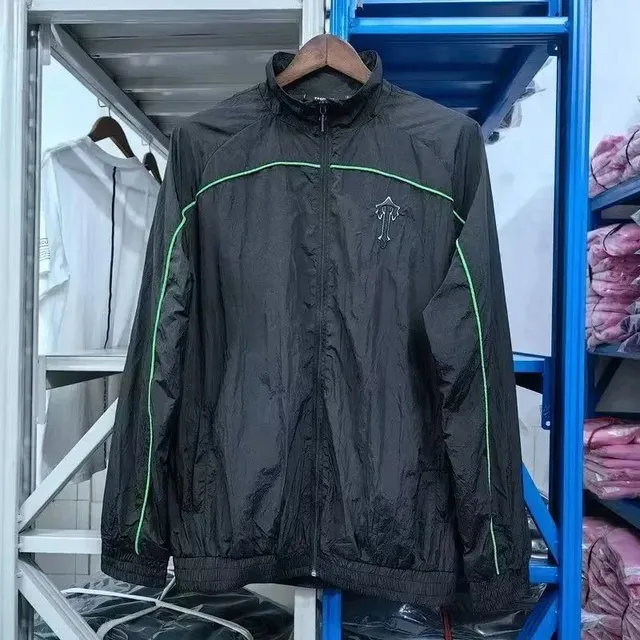 Trapstar Windbreaker Jacket Neon Trim