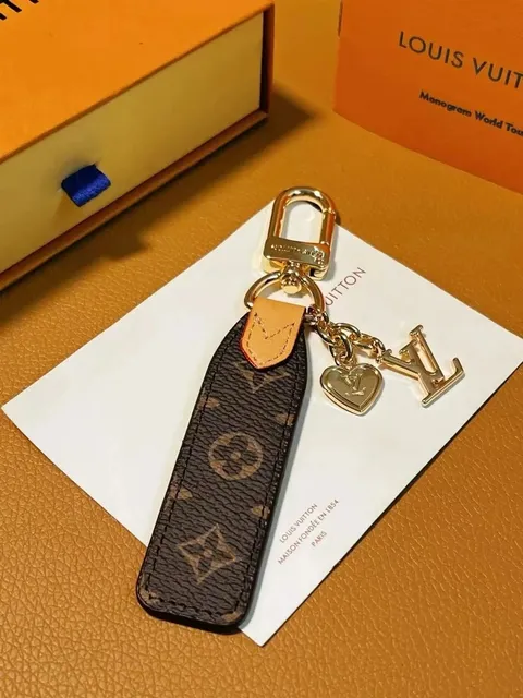 Louis Vuitton Key Holder Monogram Canvas with Gold Hardware