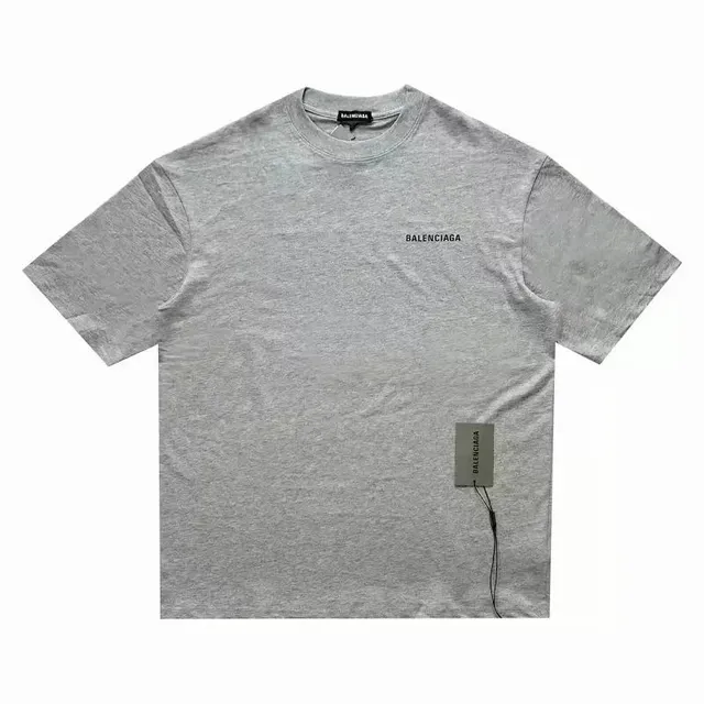 Balenciaga Logo T-Shirt Heather Grey