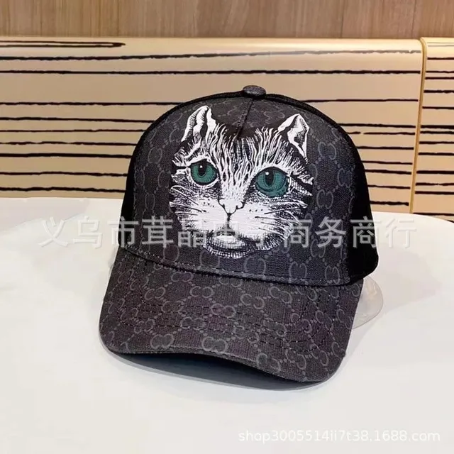 Gucci Cat Print Cap