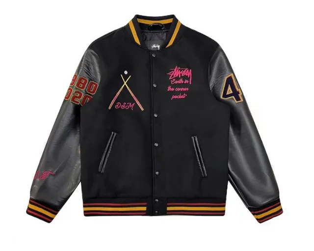 Stüssy Varsity Jacket Embroidered Logo