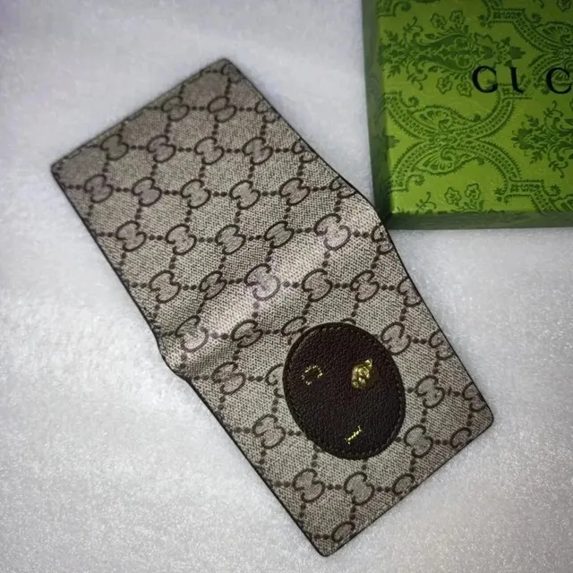 Gucci GG Marmont Card Holder Monogram Canvas