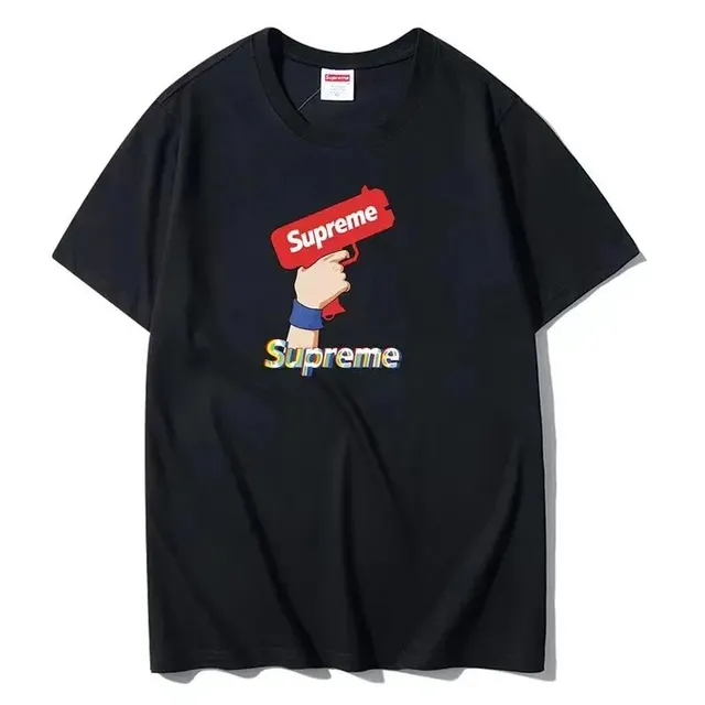 Supreme Box Logo Tee Gun Hand Graphic