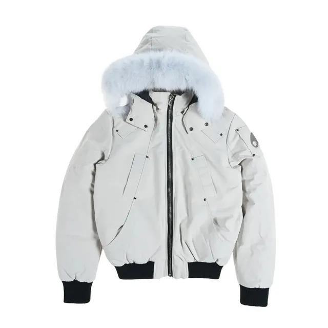 Canada Goose Bomber Jacket Fur-Trimmed Hood