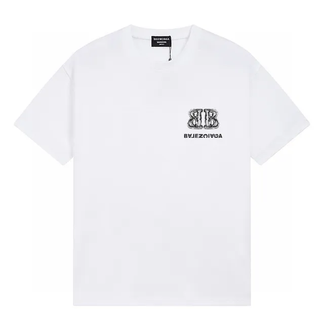 Balenciaga Logo T-Shirt Reverse Logo White