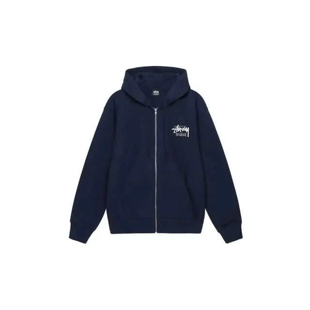 Stüssy × Chrome Hearts Zip-Up Hoodie Beijing