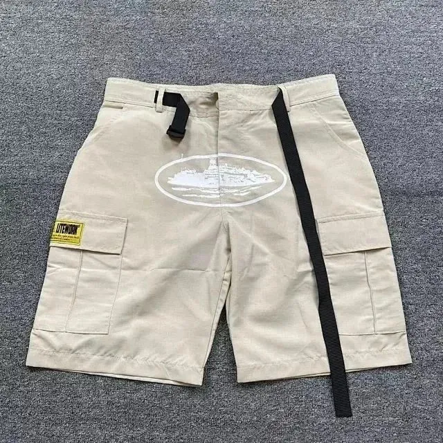 Corteiz Cargo Shorts Island Logo