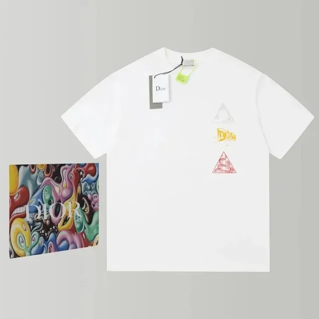 Dior T-Shirt Tri-Logo Print