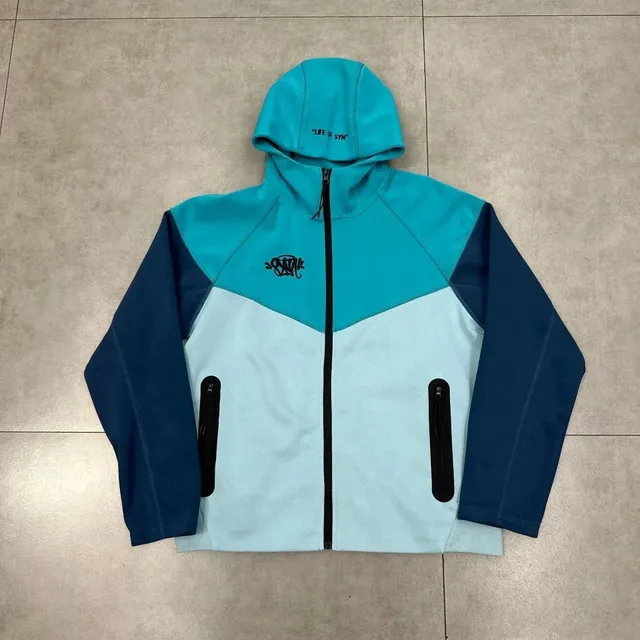 Syna World Zip-Up Hooded Jacket Color-Block