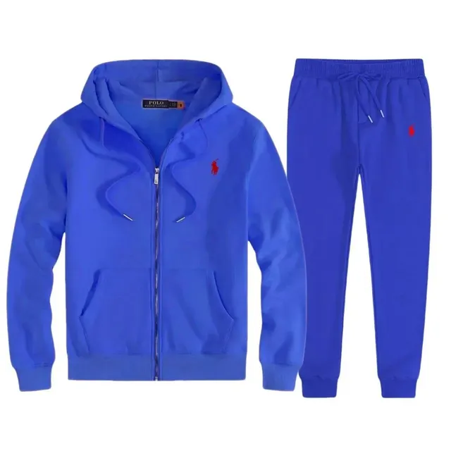Polo Ralph Lauren Hoodie and Jogger Set Royal Blue