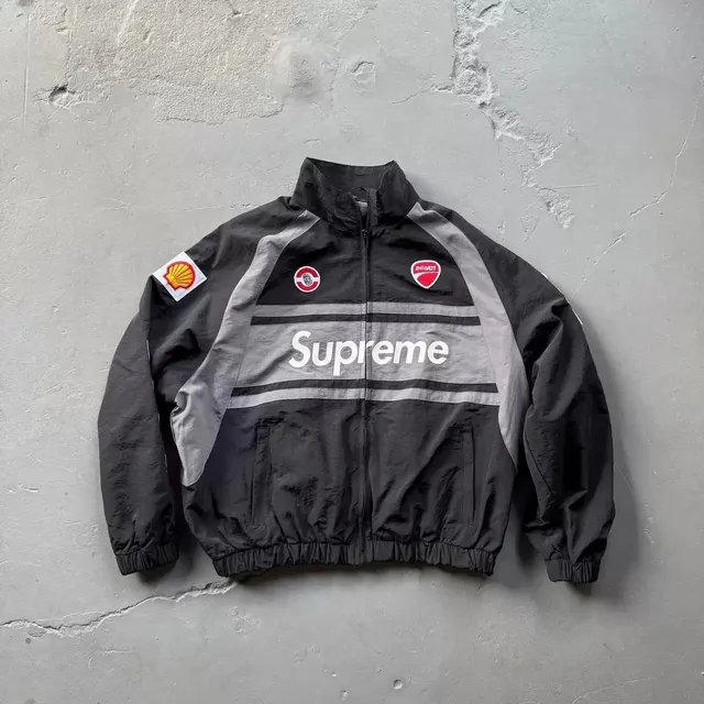 Supreme Track Jacket Shell Logo
