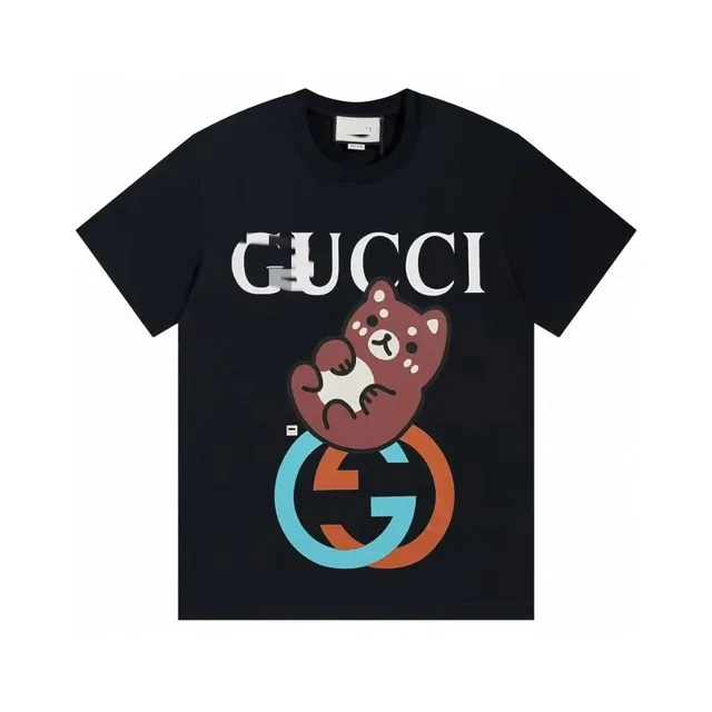 Gucci Graphic T-Shirt Bear and Interlocking G