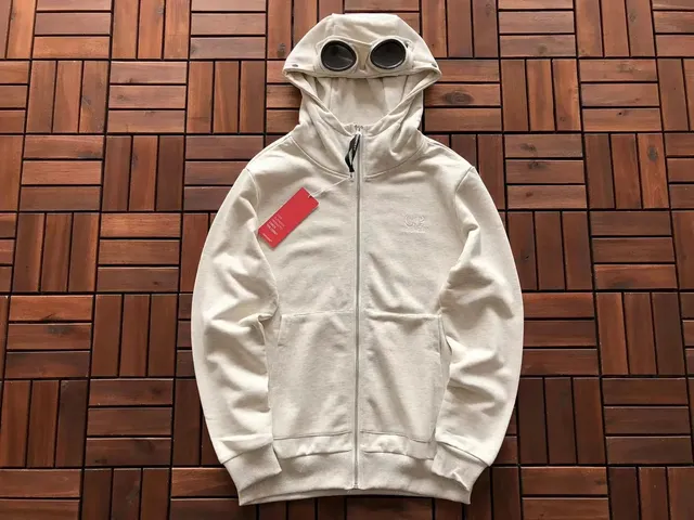 C.P. Company Goggle Hoodie Off-White