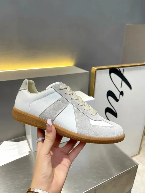 Maison Margiela Future Sneaker White Grey Suede