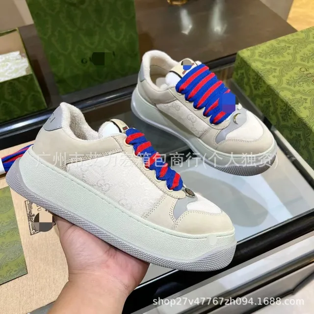 Gucci Rhyton GG Jacquard with Web Laces