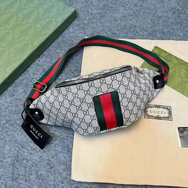 Gucci GG Marmont Belt Bag Web Stripe
