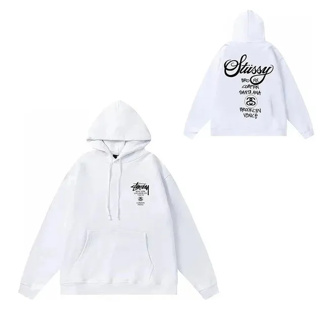 Stüssy × BAPE Hooded Sweatshirt Collaboration Print