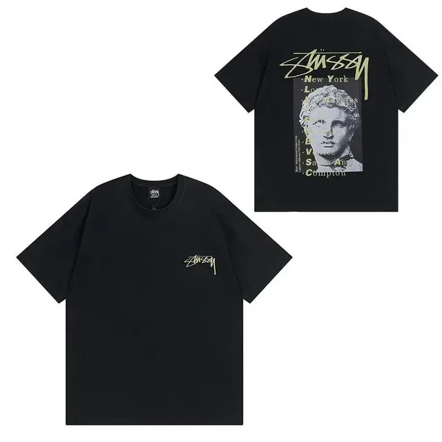 Stüssy Graphic T-Shirt New York Statue Print