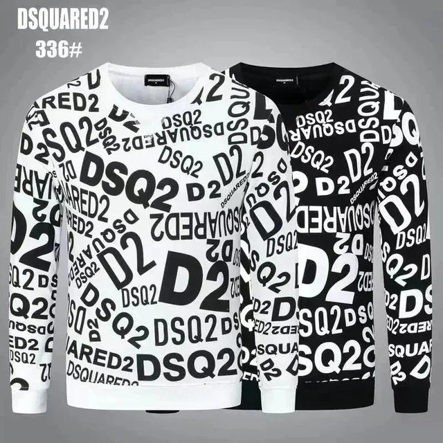 Dsquared2 Logo Print Crewneck Sweatshirt All-Over DSQ2 Print