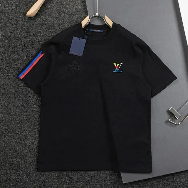 Louis Vuitton T-Shirt Multicolor Stripe Sleeve