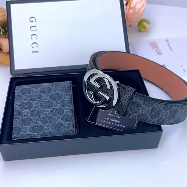 Gucci GG Marmont Belt & Wallet Set