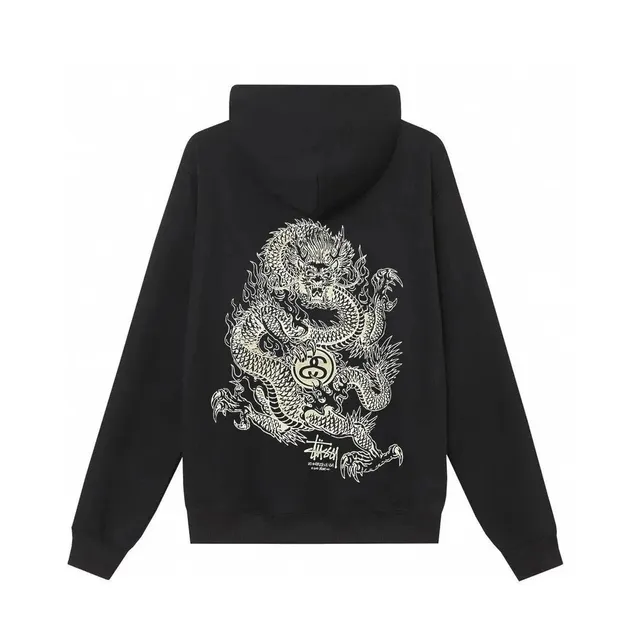 Stüssy Dragon Hoodie Embroidered Dragon