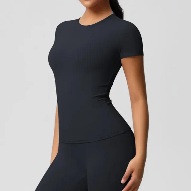 7103 short sleeves-black