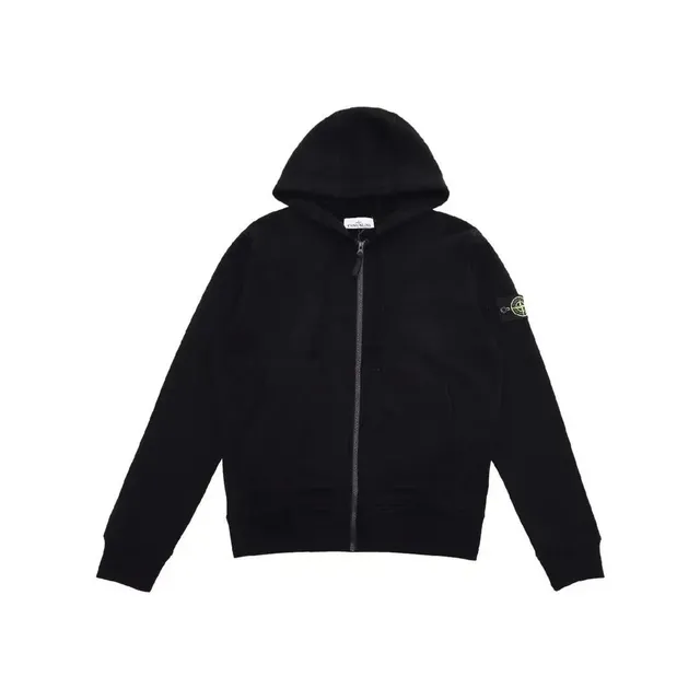 Stone Island Zip-Up Hoodie Compass Patch