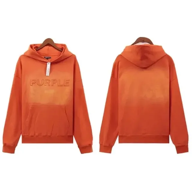 Hooded Sweatshirt Embroidered PURPLE Logo