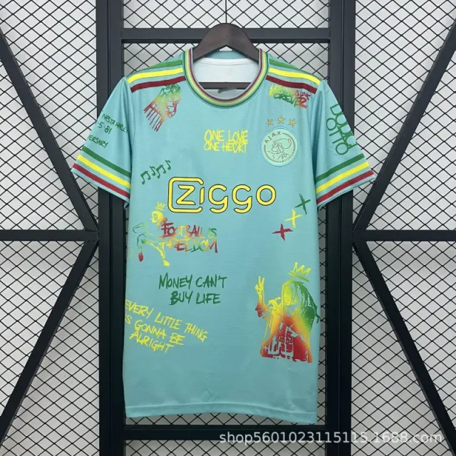 Ajax Third Jersey Ziggo Rasta Edition
