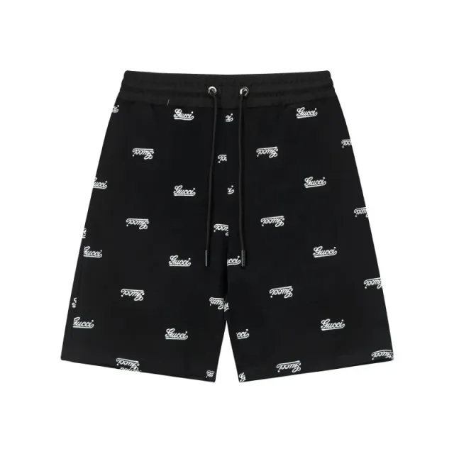 Gucci Logo-Print Shorts All-Over Script