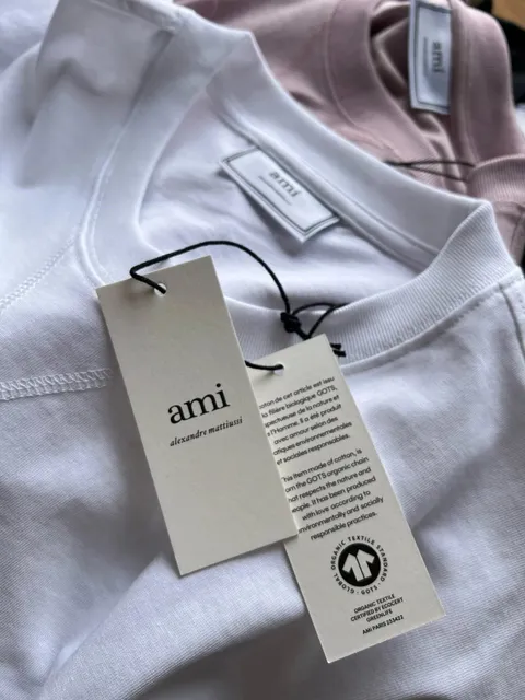 AMI Paris Crewneck Tee Organic Cotton