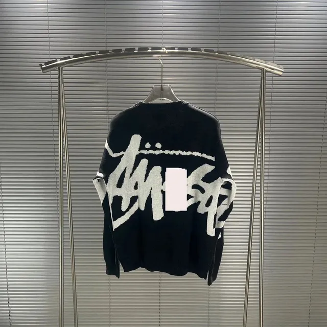 Stüssy Knit Sweater Logo Print