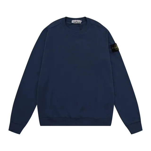 Stone Island Crewneck Sweatshirt Classic Logo Patch