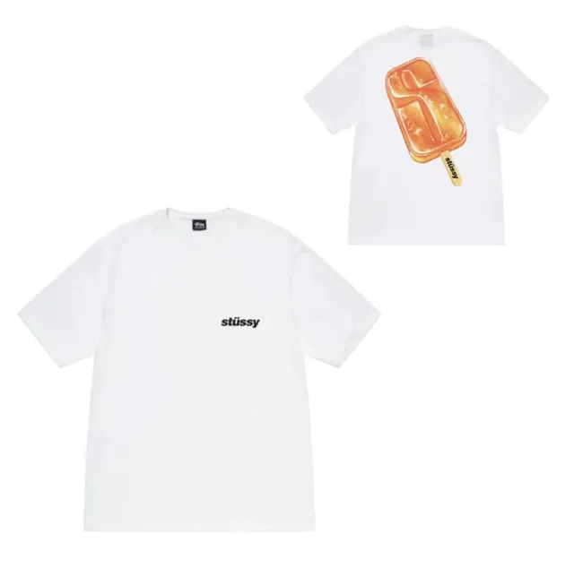 Stüssy Popsicle Tee Orange Popsicle Print