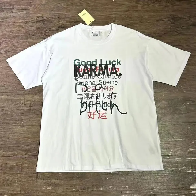Vetements Graphic Tee Karma Is a Bitch