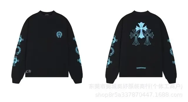 Chrome Hearts Long Sleeve Tee Cross Print