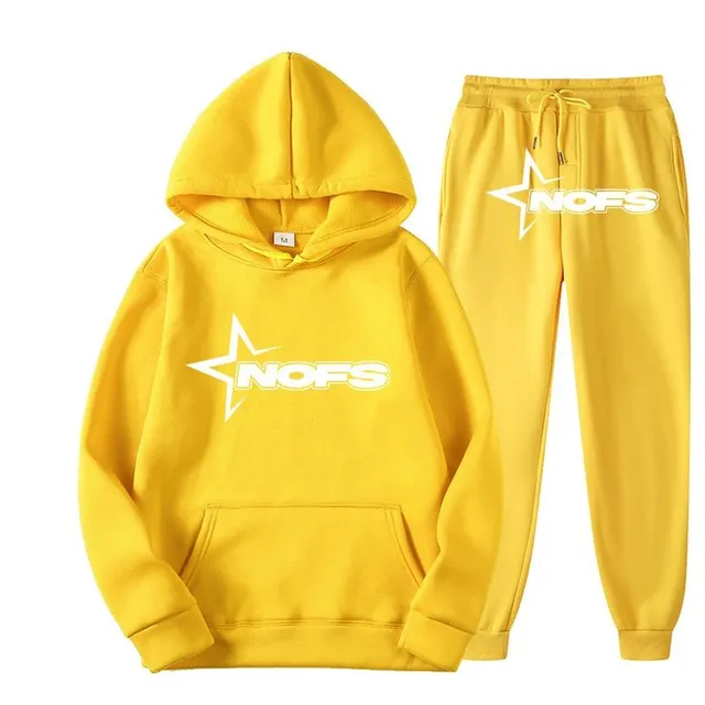 Corteiz Hoodie and Joggers Set Star Logo