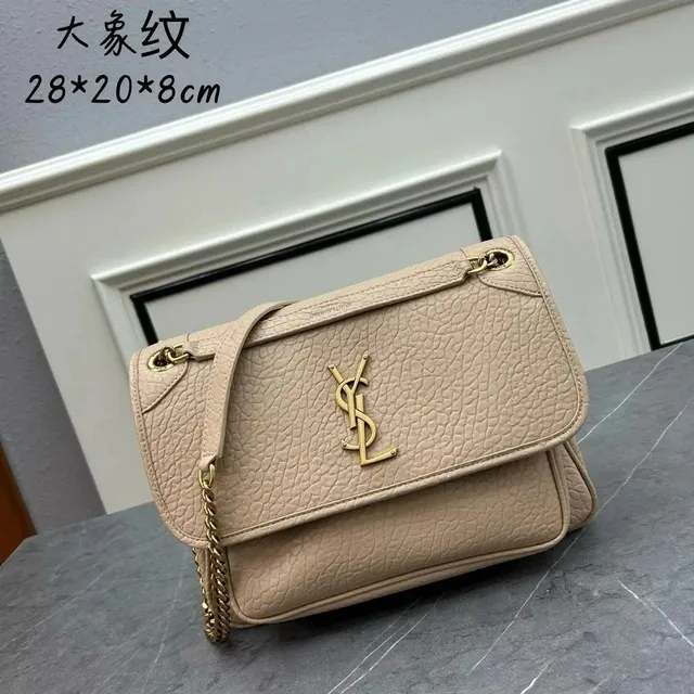 Saint Laurent Loulou Grained Leather