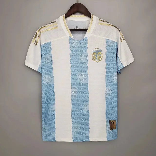 Adidas × Argentina National Team Argentina Home Jersey 2022 World Cup Commemorative