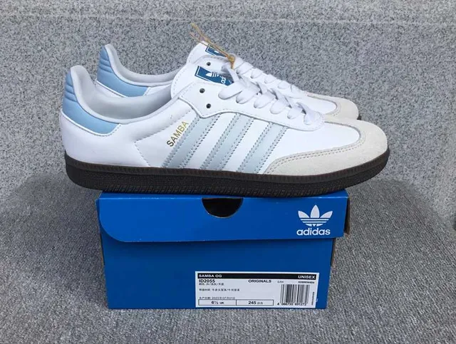 Adidas Samba OG White Light Blue