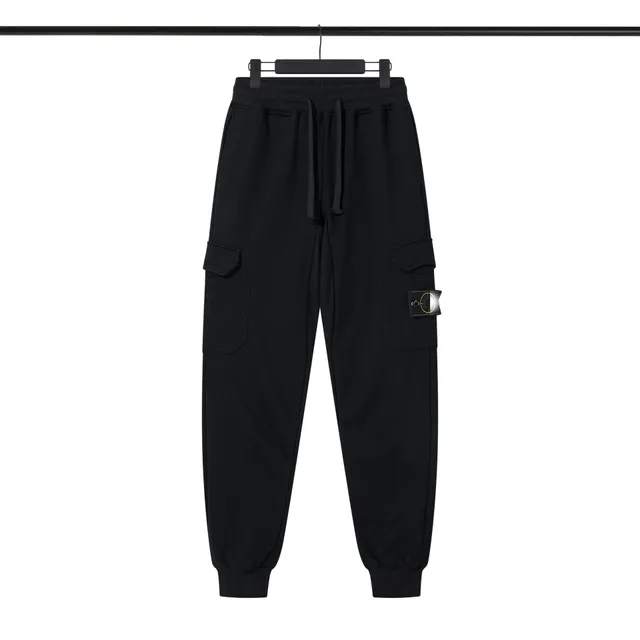 Stone Island Cargo Joggers Black