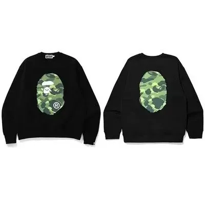 BAPE Shark Crewneck Sweatshirt Camo Ape Head