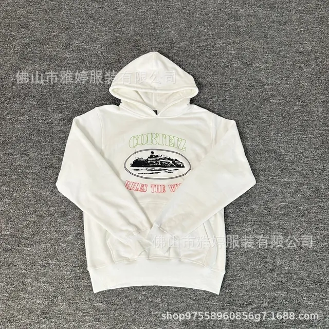 Corteiz Hoodie Cortez Rules The World Print