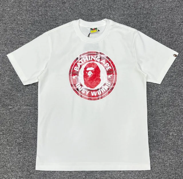 BAPE Shark Tee Busy Works Logo