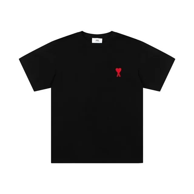 AMI Paris T-Shirt Red Heart Logo
