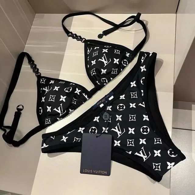 Louis Vuitton Monogram Bikini Set Classic Monogram Print
