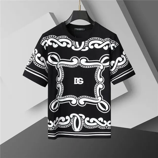 Dior Graphic T-Shirt Baroque Print