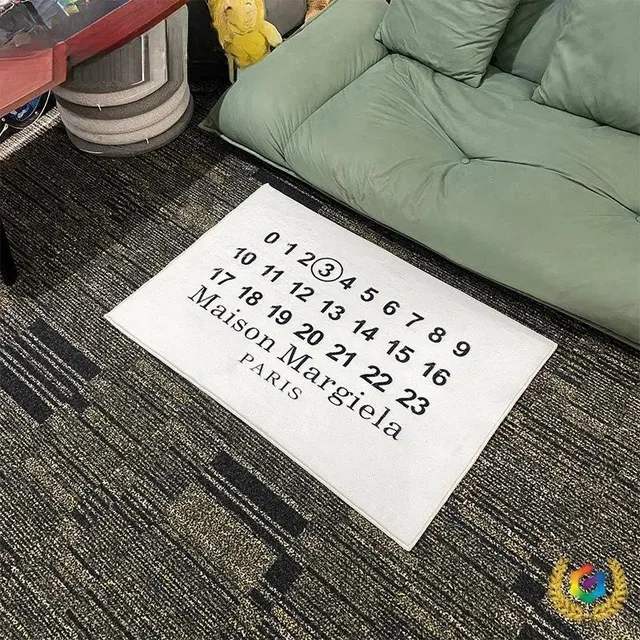 Maison Margiela Number Rug Numeric Print