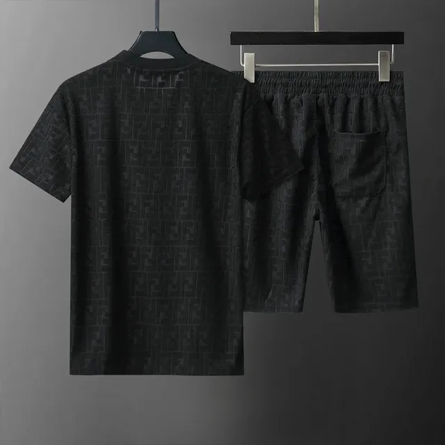 Fendi Logo-Print Set Monogram Jacquard